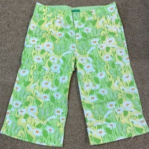 Vintage Lilly Pulitzer Socialite Butterfly Capris - image 1